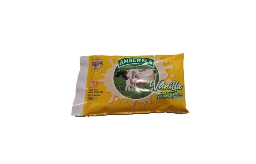 AMBEWELA VANILLA FLAVOURED MILK UHT 150ML