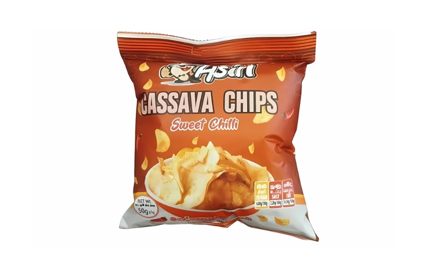 ASIRI CASSAVA CHIPS SWEET CHILLI 50G