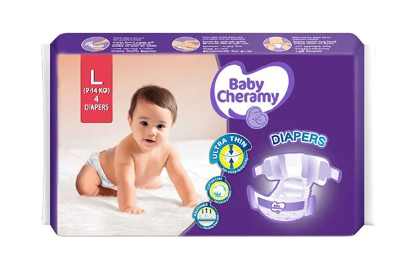 BABY CHERAMY DIAPERS ( L) 4