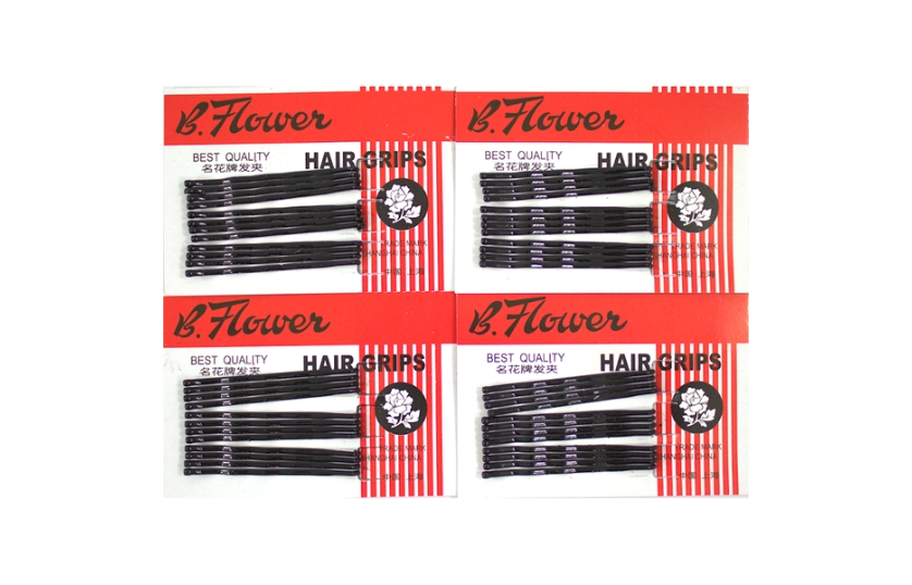 B.FLOWER HAIR GRIPS