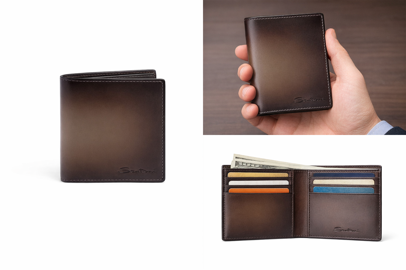 BS EAL CLUB GENUINE LEATHER WALLETS