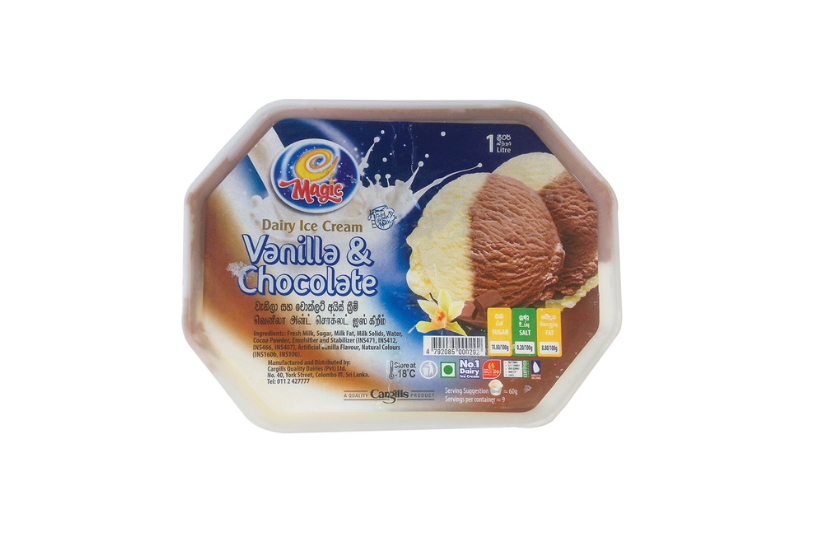 MAGIC VANILA & CHOCOLATE ICE CREAM 1L