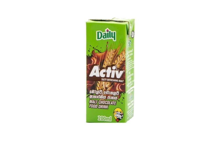 DAILY ACTIV CHOCOLATE MALT FOOD DRINK 180ML