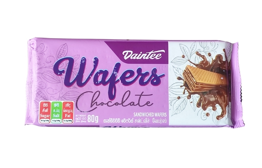 DAINTEE CHOCOLATE WAFERS 80G