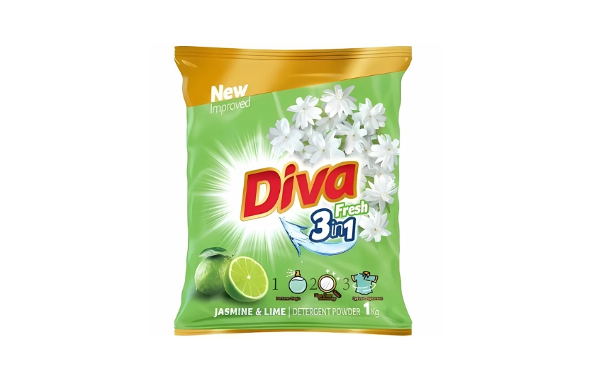 DIVA JASMINE & LIME DETERGENT 1KG