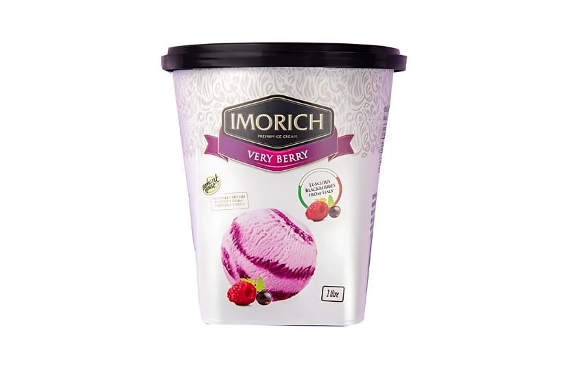 ELEPHANT HOUSE VERRY BERRY ICE CREAM 1L