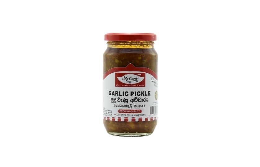 MC CURRIE GARLIC PICKLE 375G