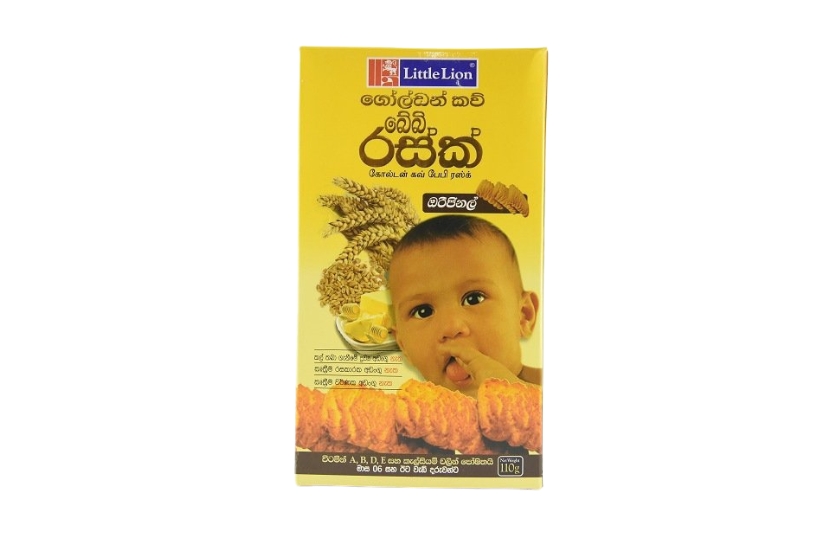 LITTLE LION GOLDEN COW BABY RUSKS 125G(ORIGINAL)