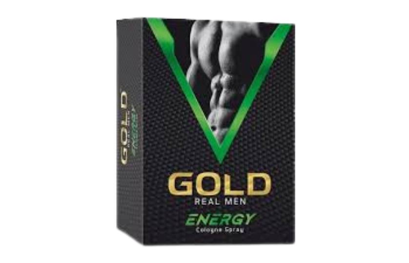 GOLD REAL MEN ENERGY COLOGNE SPRAY