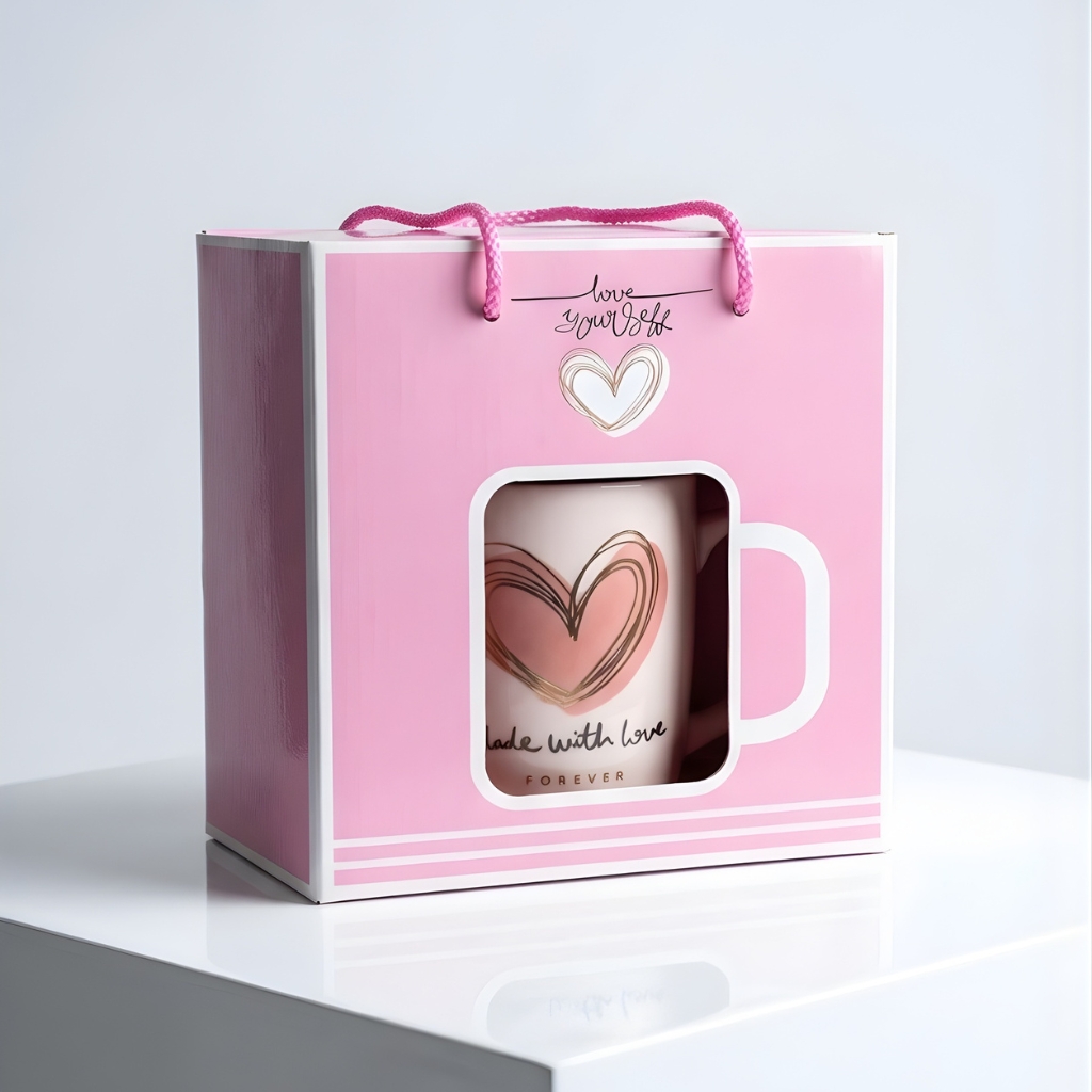 HEART PRINTED MUG