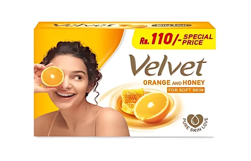 VELVET ORANGE AND HONEY SOAP 70G