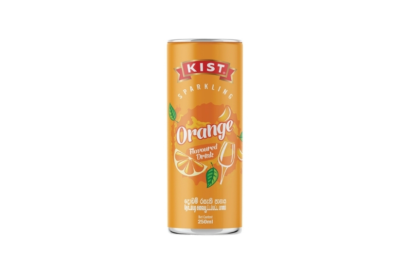KIST SPARKLING ORANGE FLAVOURED DRINK 250ML