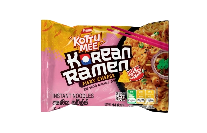KOREAN KOTTUMEE RAMEN FIERY CHEESE 114G