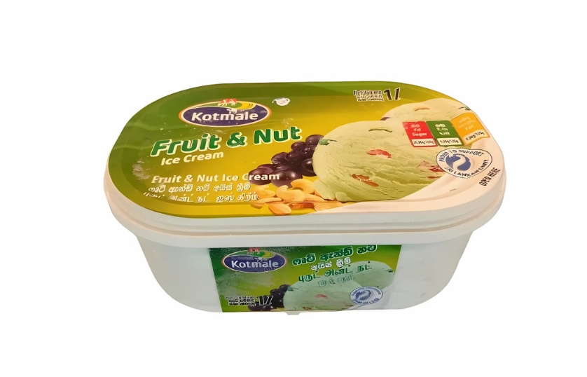 KOTMALE FRUIT & NUT ICE CREAM 1L