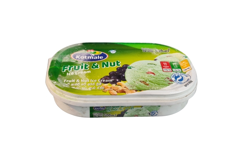 KOTMALE FRUIT & NUT ICE CREAM 500ML