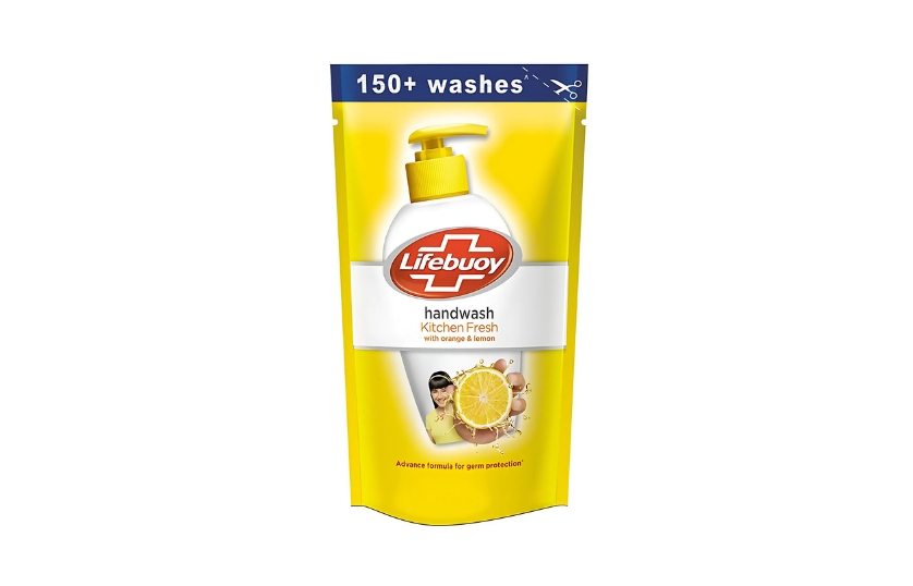 LIFEBUOY HAND WASH KITCHEN FRESH WITH ORANGE & LEMON 180ML