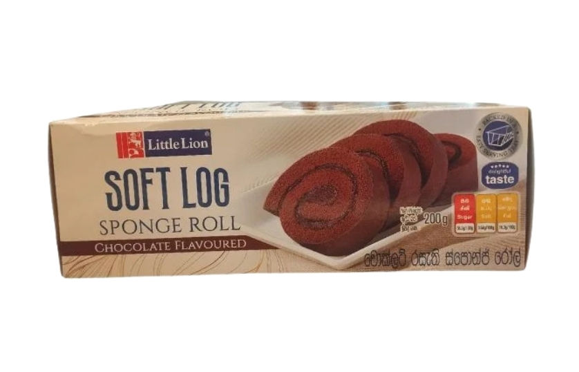 LITTLE LION CHOCOLATE SOFT LOG CAKE 200G