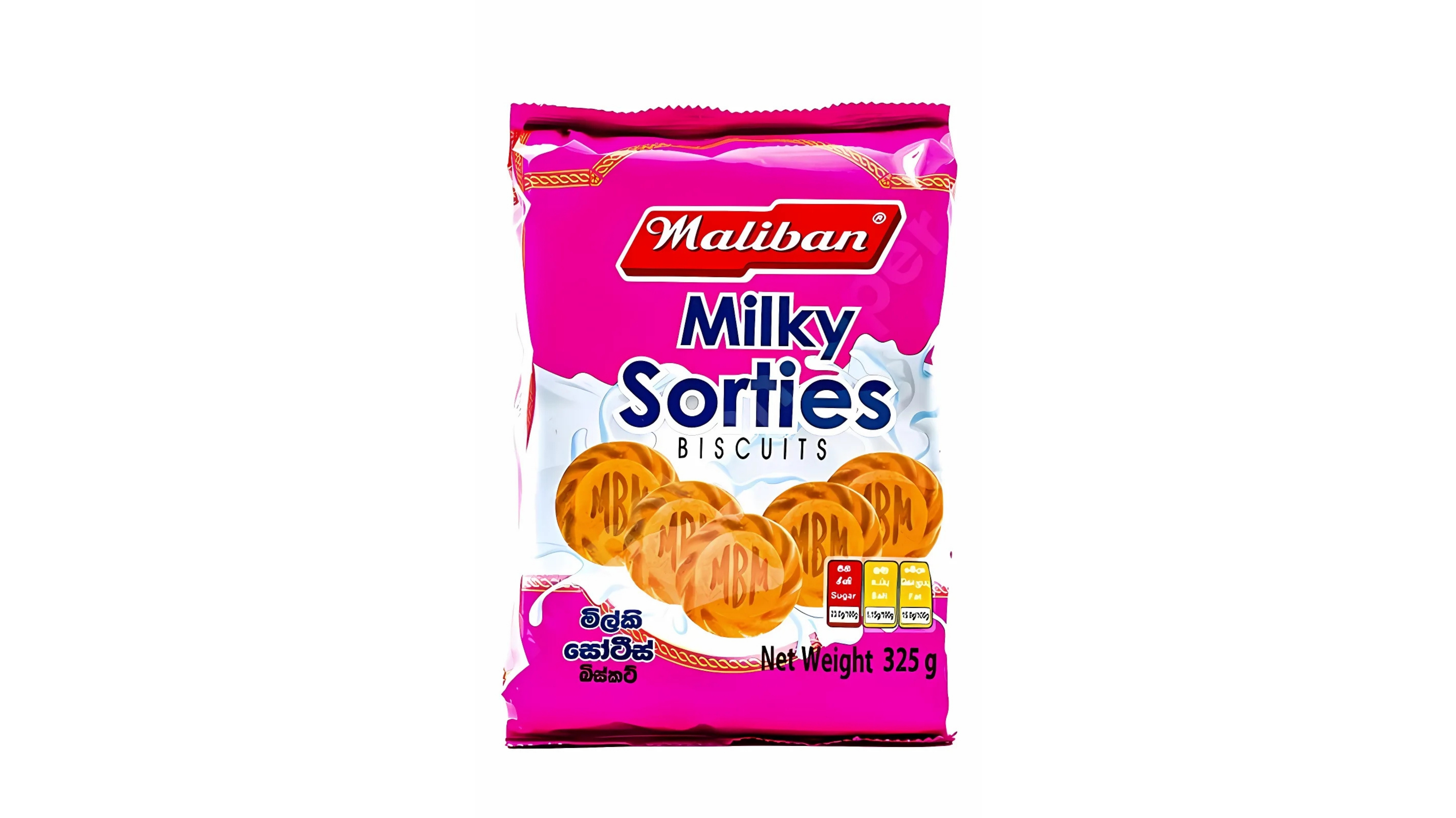 MALIBAN MILKY SORTIES 325G