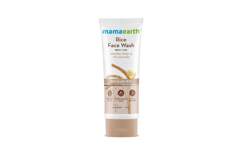 MAMAEARTH RICE DEWY BRIGHT FACE WASH 100ML