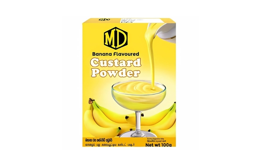 MD BANANA FLAVOURED CUSTARD POWDER 100G