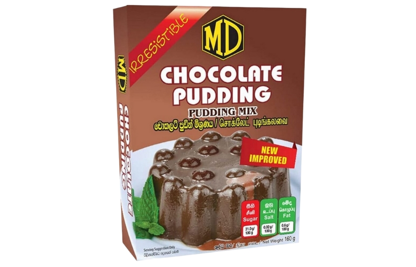 MD CHOCOLATE PUDDING MIX 160G