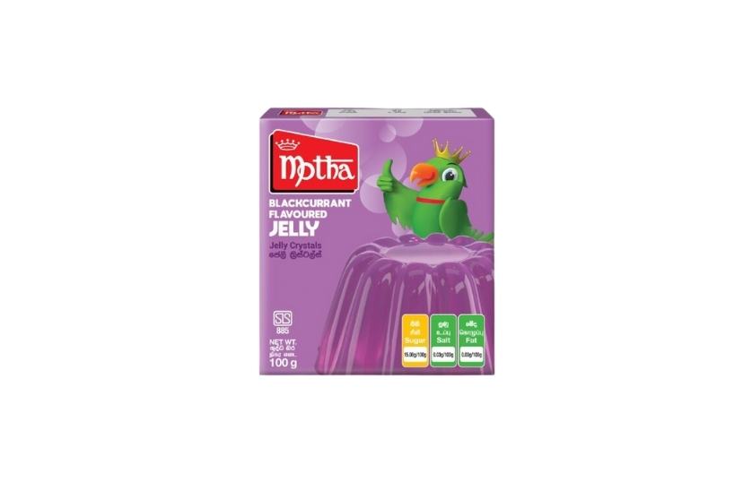 MOTHA BLACKCURRANT FLAVOURED JELLY 100G