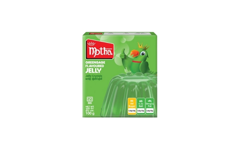 MOTHA GREENGAGE FLAVOURED JELLY 100G