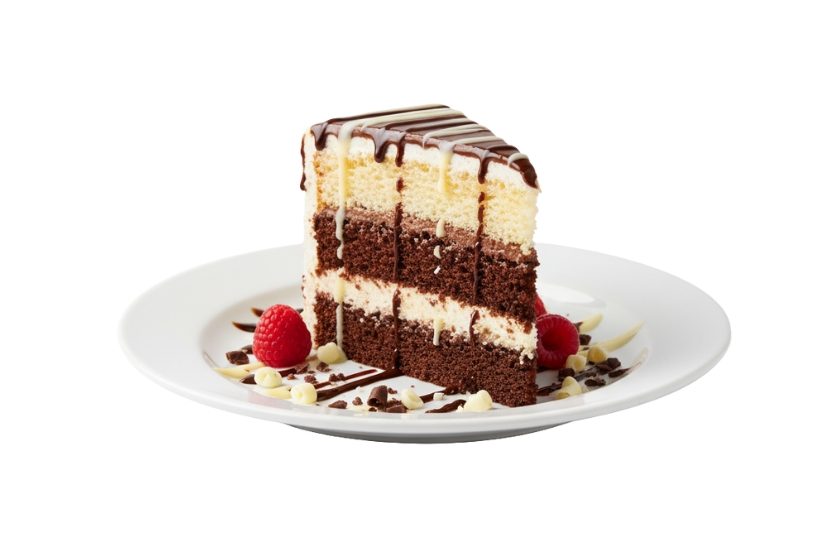 MRDEAL VANILA + CHOCALATE CAKE