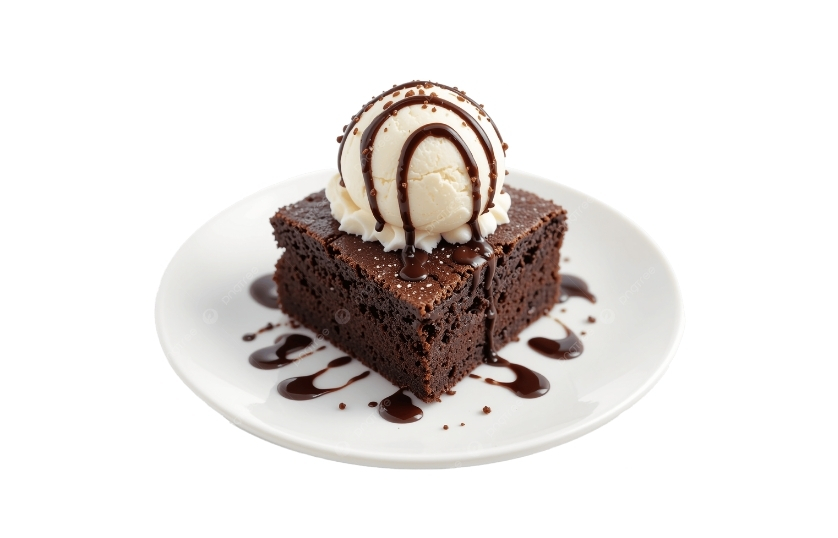 MR DEAL BROWNIE WITH ICE CREAM