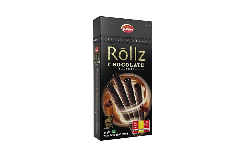 MUNCHEE ROLLZ CHOCOLATE 100G