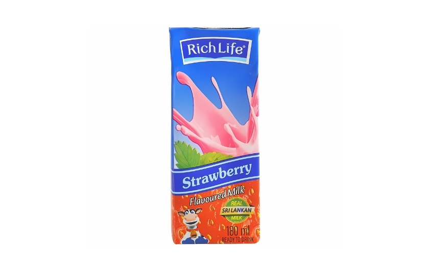 RICHLIFE STRAWBERRY FLAVOURED MILK 180ML