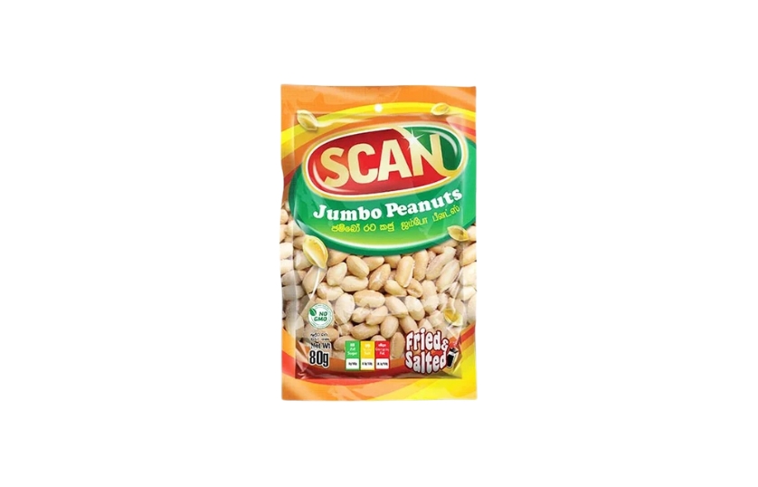 SCAN JUMBO PEANUTS FRIED & SALTED 70G