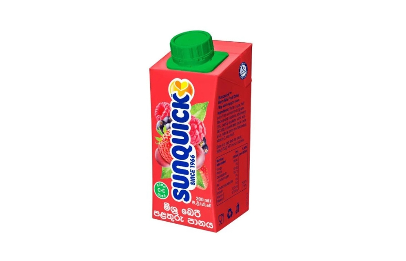 SUNQUICK BERRY MIX FRUIT DRINK 200ML
