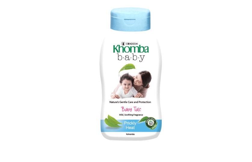 SWADESHI KOHOMBA BABY PRICKLY HEAT TALC 100G
