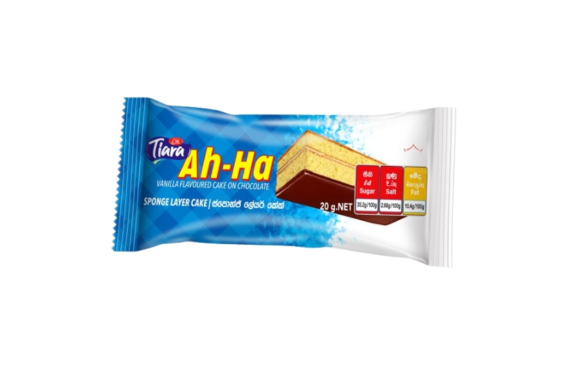 TIARA AH-HA VANILLA CAKE ON CHOCOLATE 20G