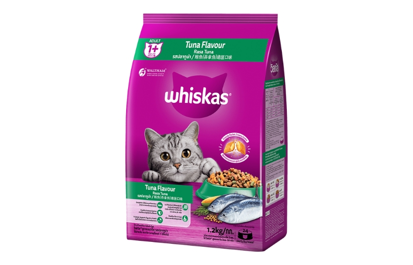 WHISKAS TUNA FLAVOUR 1.2KG