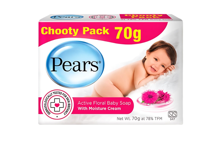  PEARS ACTIVE FLORAL BABY SOAP 70G